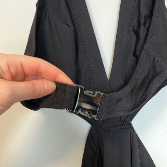 NWT H&M Black Cut Out One Piece Swimsuit - Picture 6 of 7